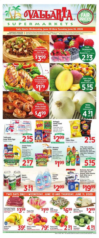 Vallarta Weekly Ad & Flyer June 10 to 16