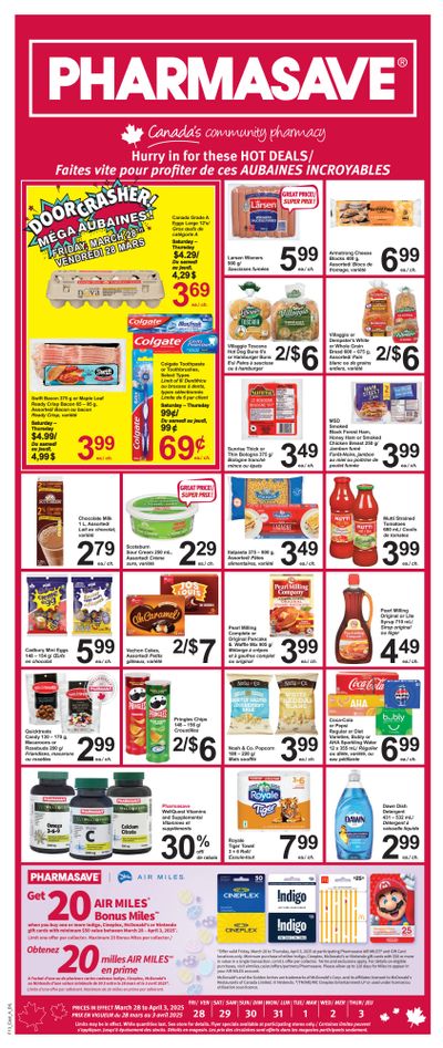 Pharmasave (NB) Flyer March 28 to April 3
