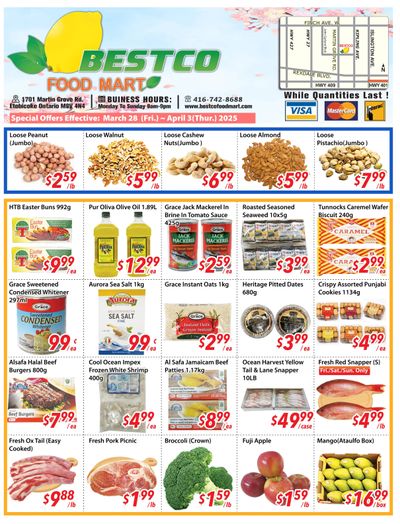 BestCo Food Mart (Etobicoke) Flyer March 28 to April 3