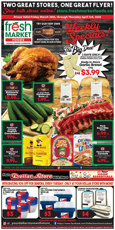 Fresh Market Foods Flyer March 28 to April 3