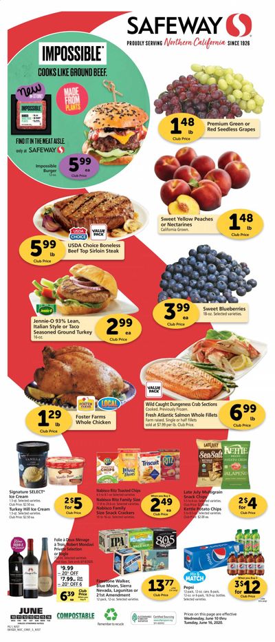Safeway Weekly Ad & Flyer June 10 to 16