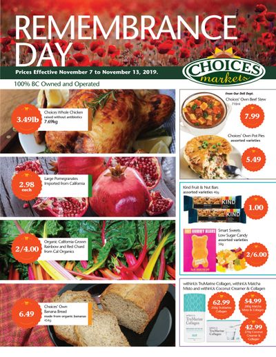 Choices Market Flyer November 7 to 13