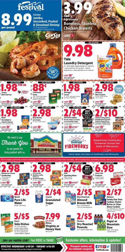 Festival Foods Weekly Ad & Flyer June 10 to 16