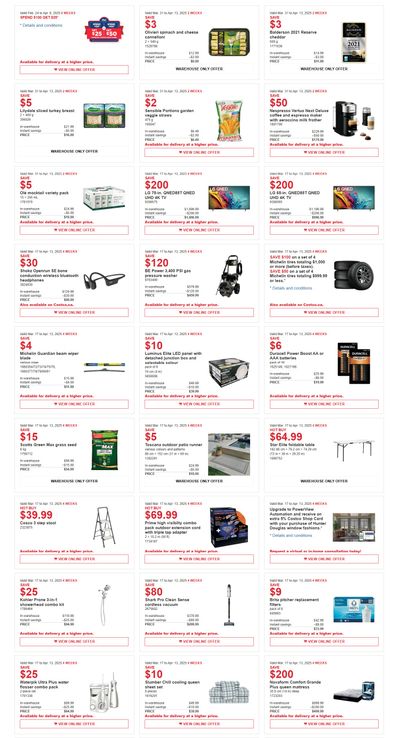 Costco (Atlantic, ON, Western Canada) Warehouse Offers  March 31 to April 13
