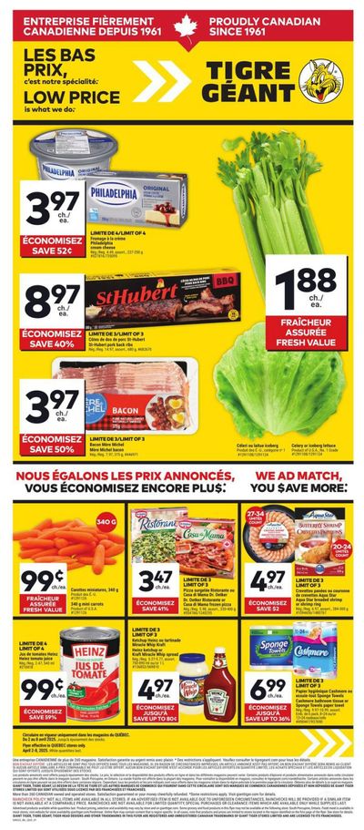 Tigre Géant Flyer April 2 to 8