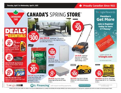 Canadian Tire (Atlantic) Flyer April 3 to 9