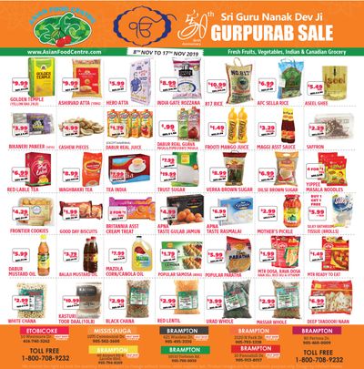 Asian Food Centre Flyer November 8 to 17