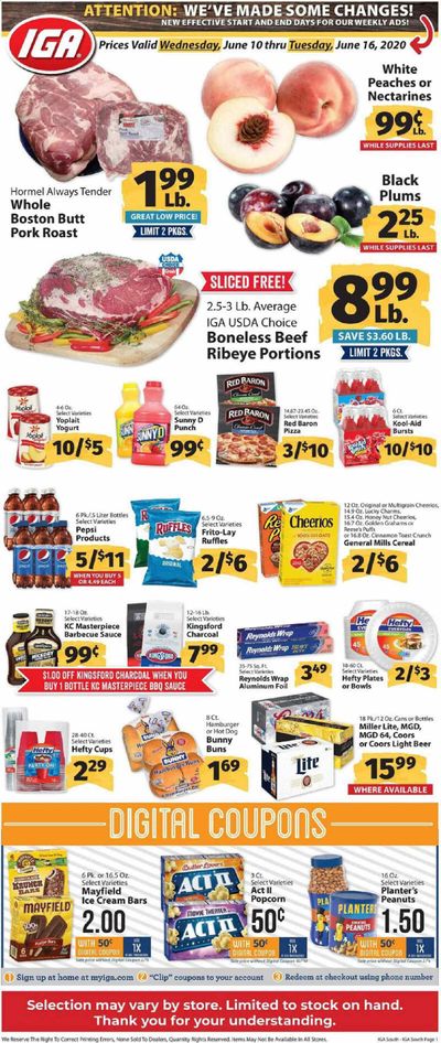 IGA (Kentucky) Weekly Ad & Flyer June 10 to 16