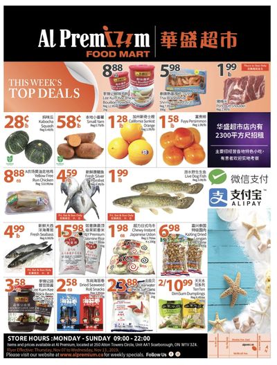 Al Premium Food Mart (McCowan) Flyer November 7 to 13