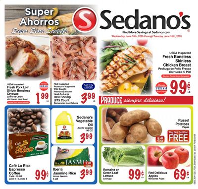 Sedano's Weekly Ad & Flyer June 10 to 16