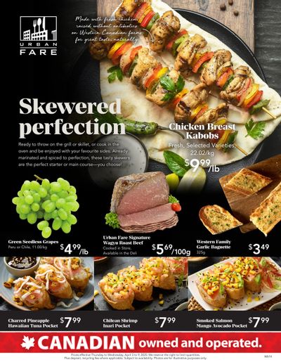 Urban Fare Flyer April 3 to 9