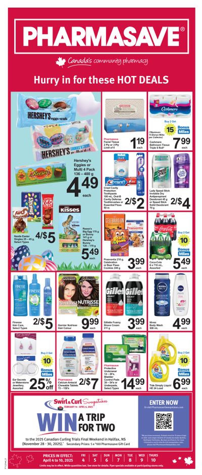 Pharmasave (ON) Flyer April 4 to 10