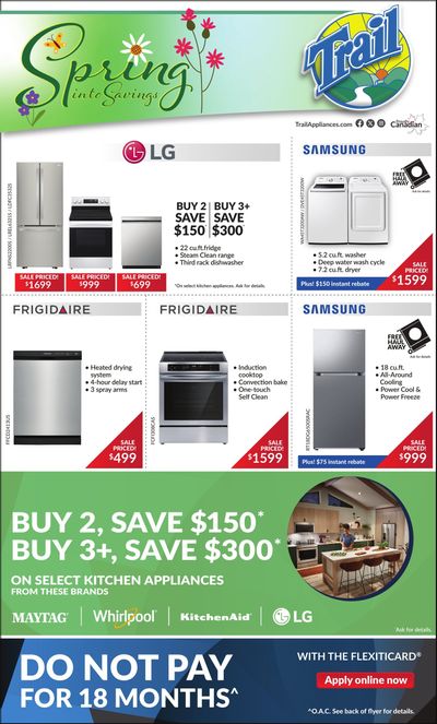 Trail Appliances (AB & SK) Flyer April 3 to 9