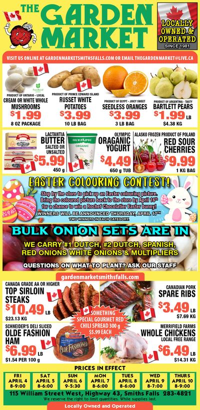 The Garden Market Flyer April 4 to 10