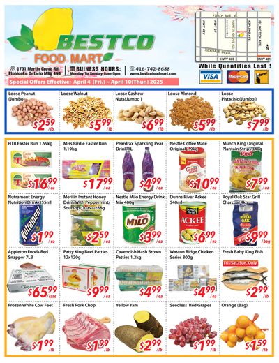 BestCo Food Mart (Etobicoke) Flyer April 4 to 10