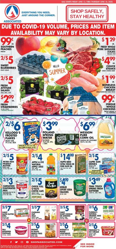 Associated Supermarkets Weekly Ad & Flyer June 12 to 18