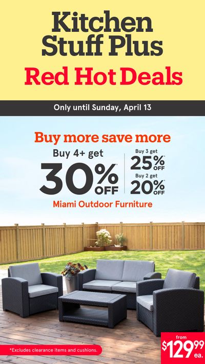 Kitchen Stuff Plus Red Hot Deals Flyer April 7 to 13