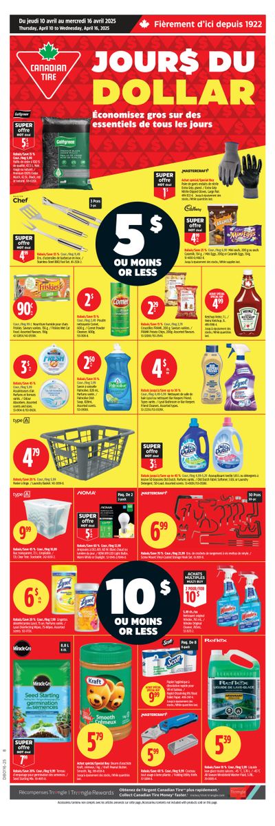 Canadian Tire (QC) Flyer April 10 to 16