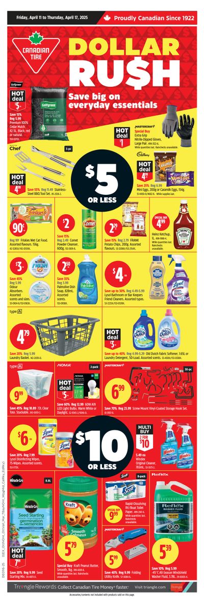 Canadian Tire (ON) Flyer April 11 to 17