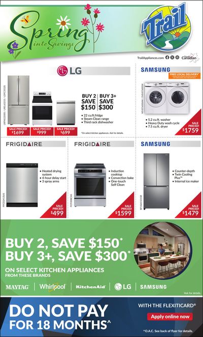 Trail Appliances (AB & SK) Flyer April 10 to 13