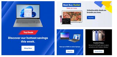 Best Buy Canada: Best Buy Outlet Sale + Top Deals + More