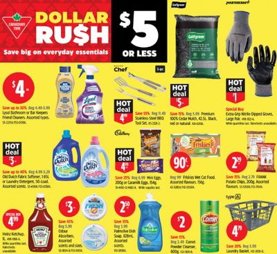 Canadian Tire Dollar Rush Event Flyer + Weekly Deals