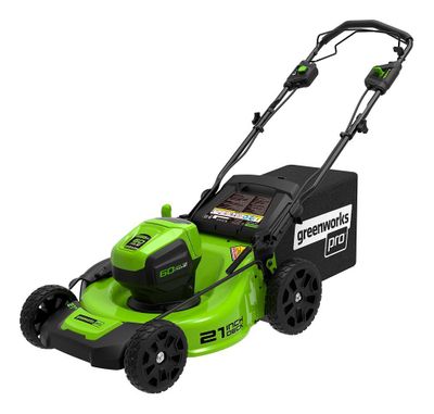 Greenworks 60V 5Ah Self-Propelled RWD Cordless Lawn Mower, 21-in On Sale for $599.99 (Save $100) at Canadian Tire Canada 
