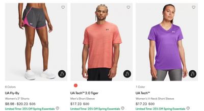 Under Armour Canada Special Outlet Deals: Save 25% off Spring Essentials Under Armour Canada Special Outlet Deals: Save 25% off Spring Essentials