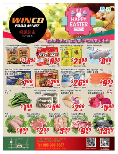 WinCo Food Mart (HWY 7) Flyer April 17 to 23