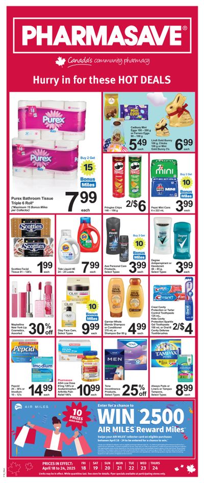 Pharmasave (West) Flyer April 18 to 24