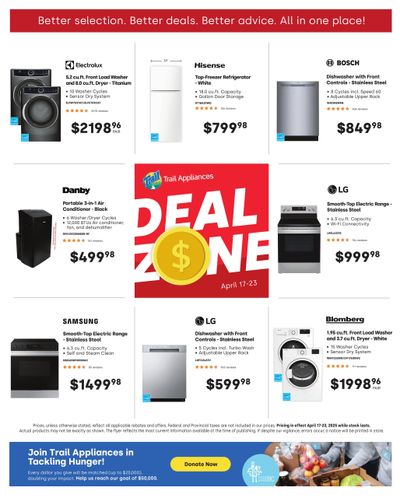 Trail Appliances (BC) Flyer April 17 to 23