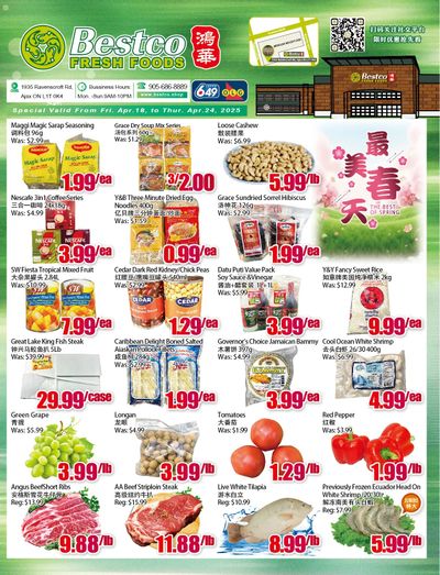 BestCo Food Mart (Ajax) Flyer April 18 to 24