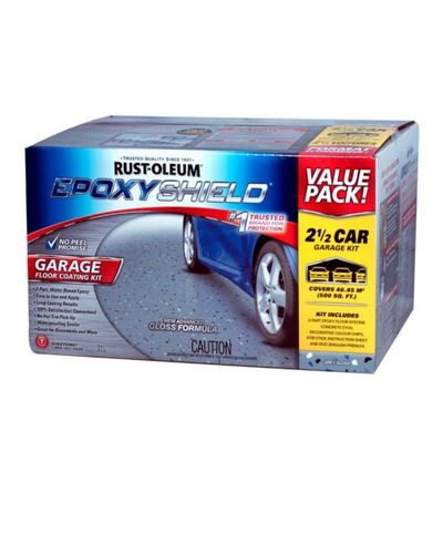 Epoxyshield Garage Floor Coating In Gloss Grey, 7.1 L On Sale for $128.00 at The Home Depot Canada