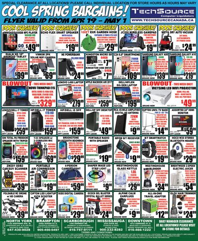 TechSource Flyer April 18 to May 1 TechSource Flyer April 18 to May 1