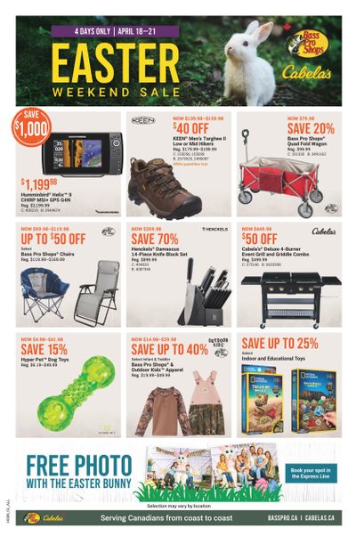 Bass Pro Shops Flyer April 18 to 21 Bass Pro Shops Flyer April 18 to 21