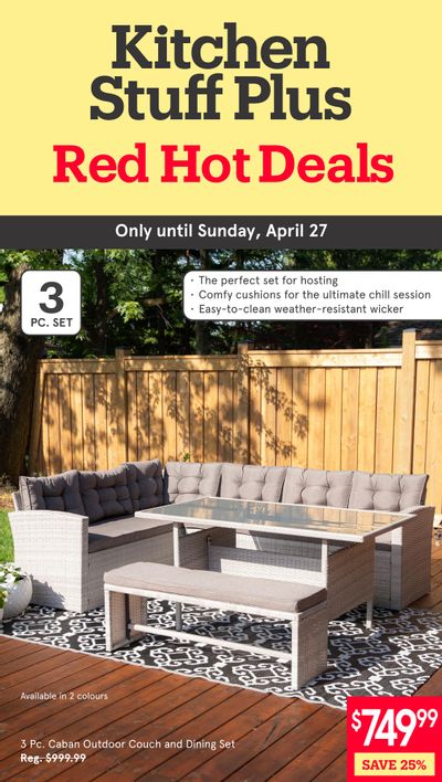 Kitchen Stuff Plus Red Hot Deals Flyer April 22 to 27