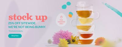DAVIDsTEA Canada Flash Sale: Save 25% off SItewide DAVIDsTEA Canada Flash Sale: Save 25% off SItewide