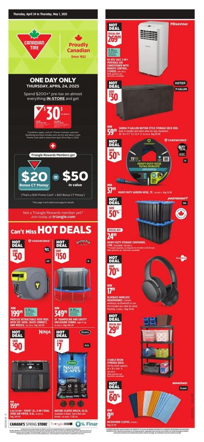 Canadian Tire (West) Flyer April 24 to May 1