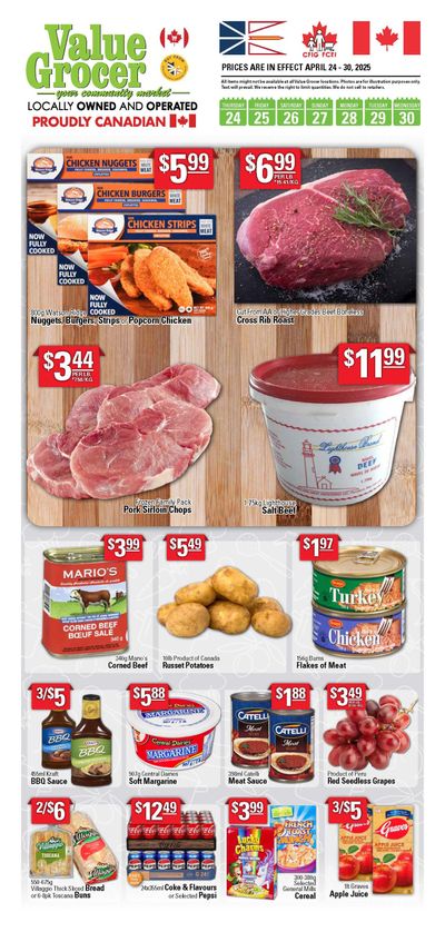 Value Grocer Flyer April 24 to 30 Value Grocer Flyer April 24 to 30