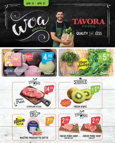 Tavora Foods Flyer April 21 to 27
