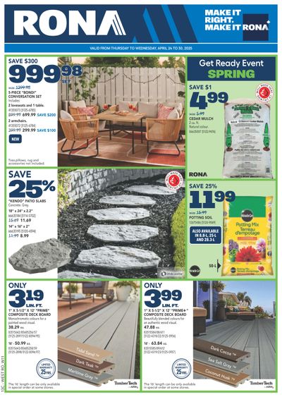 Rona & Rona+ (West) Flyer April 24 to 30
