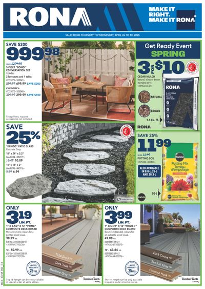 Rona & Rona+ (ON) Flyer April 24 to 30