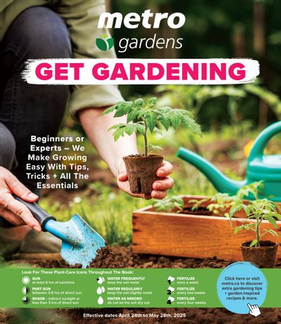 Metro (ON) Gardening Flyer April 24 to May 28