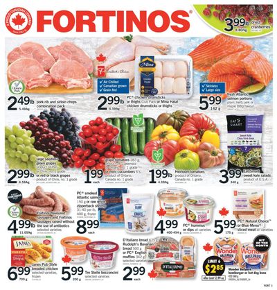 Fortinos Flyer April 24 to 30 Fortinos Flyer April 24 to 30
