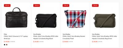 Bentley Canada: Sale up to 65% off + Clearance up to 83% off