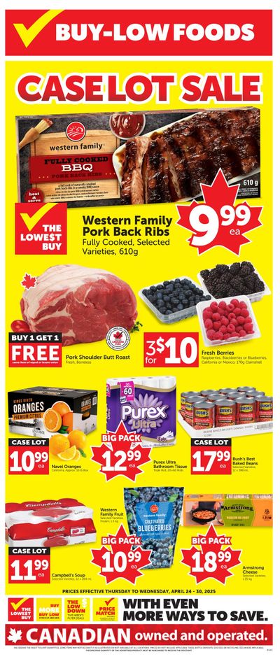 Buy-Low Foods Flyer April 24 to 30 Buy-Low Foods Flyer April 24 to 30