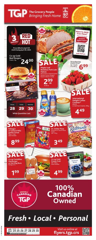 TGP The Grocery People Flyer April 24 to 30 TGP The Grocery People Flyer April 24 to 30