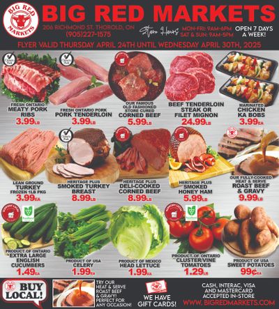 Big Red Markets Flyer April 24 to 30 Big Red Markets Flyer April 24 to 30
