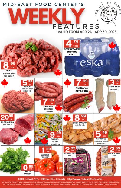 Mid-East Food Centre Flyer April 24 to 30