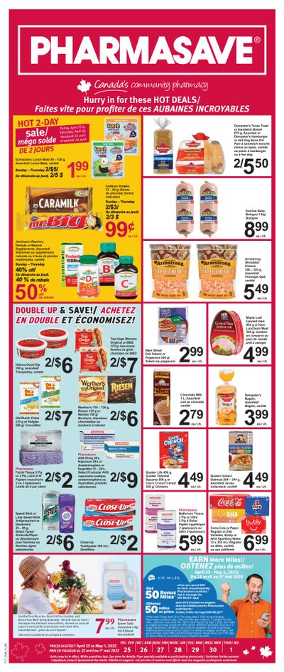 Pharmasave (NB) Flyer April 25 to May 1 Pharmasave (NB) Flyer April 25 to May 1